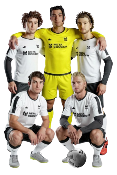 Jugadores de MetaSoccer